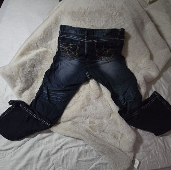 Womens Denim jeans w bell bottom flares - Picture 2 of 6